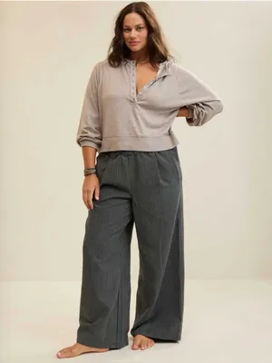 NWT Aerie Stripe Trouser thumbnail 3