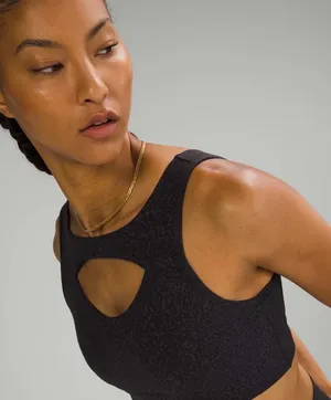 Lululemon Everlux Cut-Out Train Bra *Medium Support, B/C Cups Crunch Black 6 thumbnail 6
