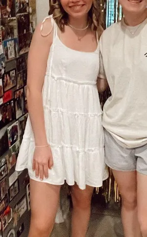 Amazon white sundress thumbnail 3
