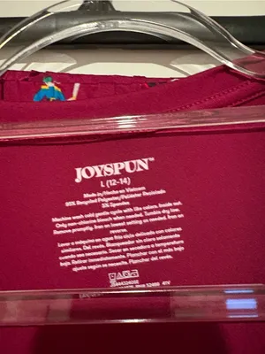 Joyspun nutcracker holiday Long Sleeve Jogger Pants Pajama Set Berry size large thumbnail 5