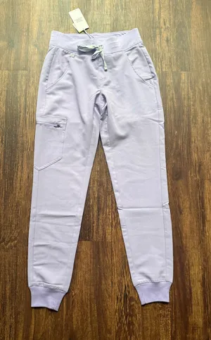 NWT FIGS Women’s Lavender Dew Purple Zamora Jogger Scrub Pants - Size XXS thumbnail 1