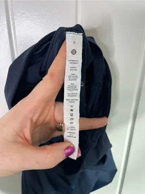 Lululemon Base Pace High-Rise Tight True Navy Size 0 Athletic Workout Classic thumbnail 5