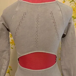 Free People Good Karma Long-Sleeve Onesie ice grey size XS/S thumbnail 6