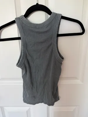Zara Distressed Seam Tank Top thumbnail 2