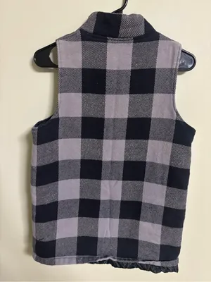 Kavu Buffalo Plaid Flannel Quilted Puffer Vest Womens XS Outdoors Insulated thumbnail 2
