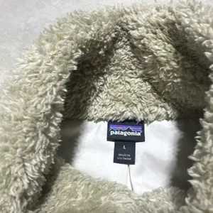 Patagonia Fleece Vest Women's SZ L Beige Sleeveless Full Zip Los Gatos Pile thumbnail 2