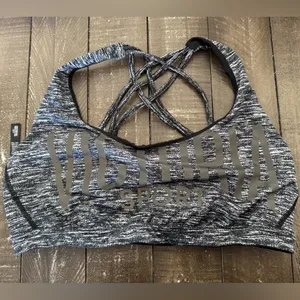 VICTORIAS SECRET SPORT Reflective Strappy Back‎ Sports Bra Size Large Like New thumbnail 3