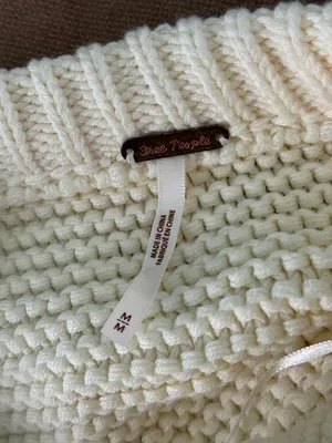 Free People Dream Cable Crew Sweater in Cream thumbnail 4