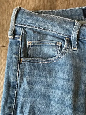 Hollister Women’s Light Blue Skinny Jeans HighRise Super Skinny Size 13R thumbnail 4