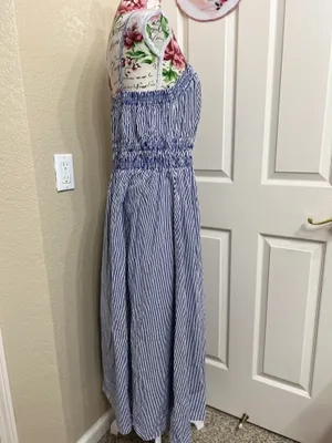 Rachel Parcell blue striped dress thumbnail 2
