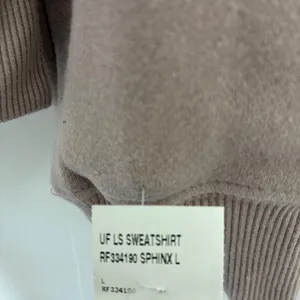 Ultra Flirt Pink Beige Sphinx Pullover Sweatshirt NWOT Juniors Size Large thumbnail 4