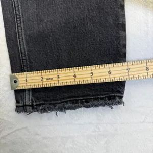 Abercrombie &‎ Fitch The Dad High Rise Curve Love Distressed Black Jeans 26 2S thumbnail 8