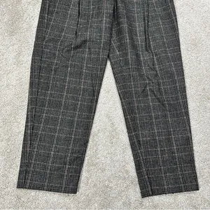 Wilfred Wool Cashmere Blend Chambéry Plaid Pants Cropped Pleated Tartan Size 0 thumbnail 6