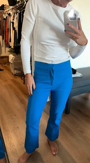 Zara Blue Pants thumbnail 1
