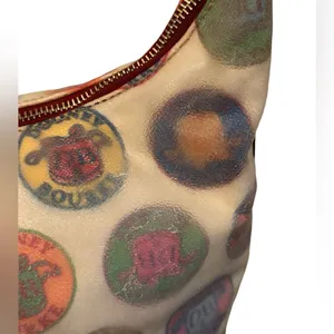 Y2K Vintage Dooney and Bourke Canvas Coated Small Shoulder Bag thumbnail 8