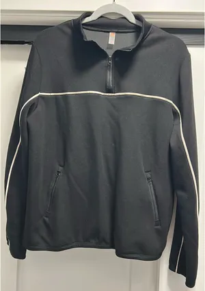 Black Quarter-Zip Mono B thumbnail 1