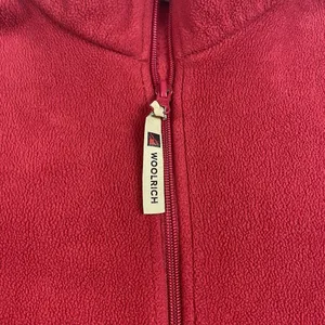 Woolrich Women's Long Sleeve Fleece Zip Up Jacket Size Small Raspberry Cozy‎ thumbnail 3
