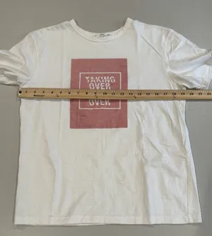 MNG Graphic Tee Womens Small "Taking Over" Travel Festival Casual Soft Sheer thumbnail 4
