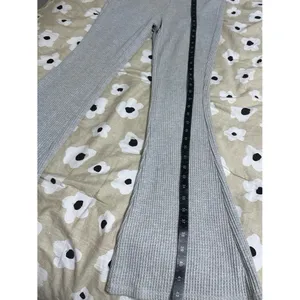 Aerie grey flannel flare pants thumbnail 3