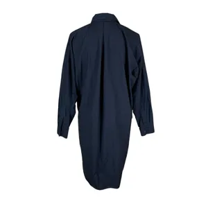 ASSEMBLY LABEL Black Cotton Shirt Dress Minimalist Button‎ Front Long Sleeve 8 thumbnail 3
