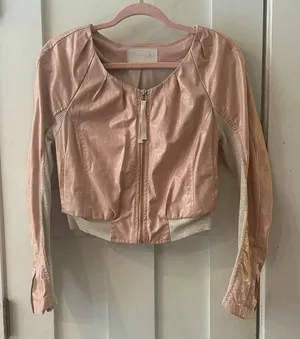 Eryn Brinie collection Women's‎ Pink Metallic Jacket thumbnail 1