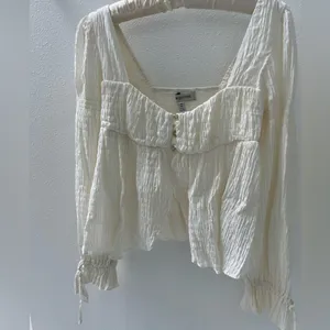 peasant top white cream size medium thumbnail 5