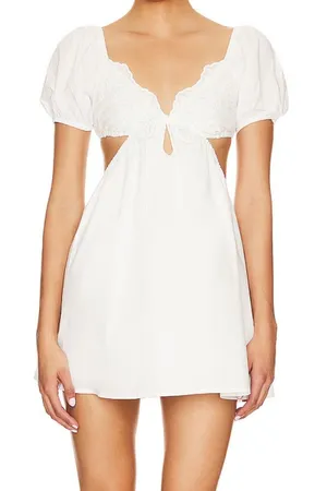 More to Come Jars Mini Dress Puff Sleeve Open thumbnail 1