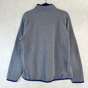 L.L. Bean 1/4 Zip Pullover Fleece Gray Outdoor Hiking Light Jacket Size XL thumbnail 2