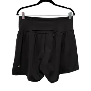 Halara Shorts Womens XL Black High Waisted 5" Back Pocket Running 2 in 1 thumbnail 2