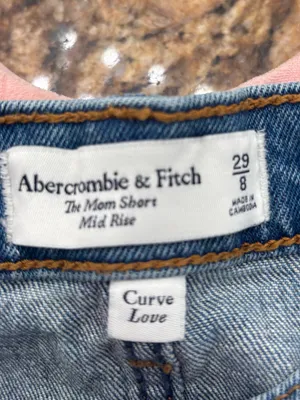 Abercrombie & fitch the mom short mid rise curve love 8/29 thumbnail 7