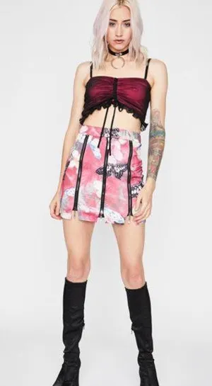 Dolls Kill Butterfly Skirt thumbnail 4
