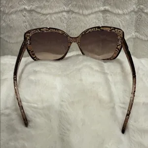 Guess | Brown Snakeskin w/Rhinestones | Cat Eye Sunglasses thumbnail 5