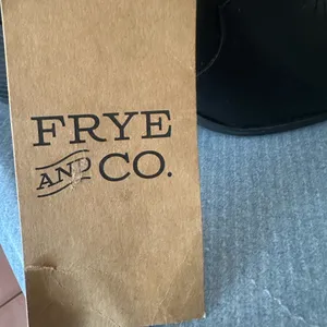 Frye and Co Black Cowgirl Booties Size 8 thumbnail 7