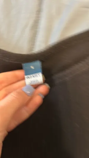 Ribbed Black Long Sleeve Old Navy Shirt thumbnail 2