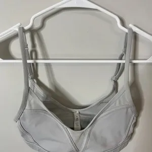 Lululemon Athletica Sport’s Bra Mesh Straps Racerback Pullover Gray Women Sz 4 thumbnail 2