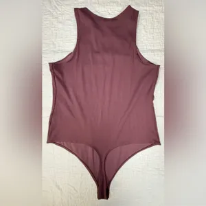Express Mauve Ribbed Tank Bodysuit thumbnail 5