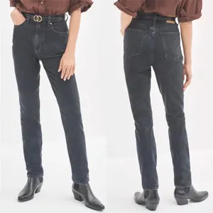 Aritzia Denim Forum The Nina Super High Rise Cigarette Jeans in Black‎ Size 24 thumbnail 3