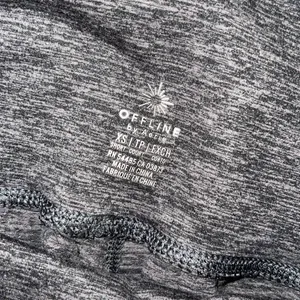Offline by Aerie Womens The‎ Hugger Foldover Jogger Pants Charcoal Size XS thumbnail 5