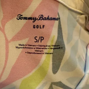 Tommy Bahama Golf Womens Small Tropical Floral Sleeveless Athletic Collared Top thumbnail 8