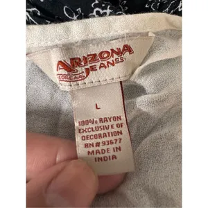 Arizona Jeans White blouse size large thumbnail 4