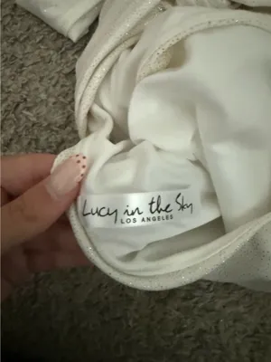 Lucy in the Sky Mini Dress White thumbnail 4
