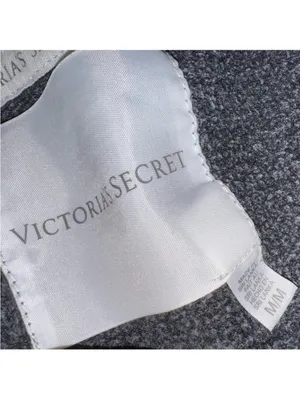 Victoria's Secret Dark Gray VS Heart Logo Sweatshirt Crewneck crew sweater thumbnail 4