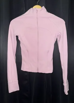 Lululemon Cropped Pink Define Jacket thumbnail 1