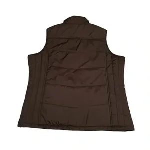 ✨ Port‎ Authority Brown Puffer Vest Women’s XL Farm Bureau Embroidered ✨ thumbnail 2