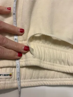 Marine Layer cloud 9 fleece sweatpants antique white size medium thumbnail 6