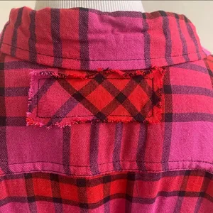 Free People Pacific Dawn Plaid Peplum Size XS thumbnail 7