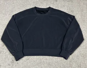 Lululemon Sweatshirt Womens 4 Softstreme Perfectly Oversized Cropped Crew Neck thumbnail 1