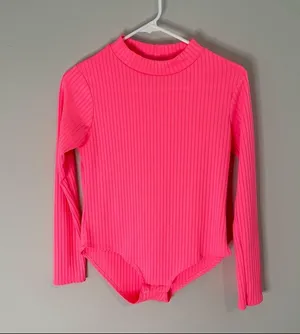 Neon Pink Bodysuit Size M thumbnail 5
