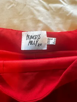 Red Mini Skirt Princess Polly thumbnail 2