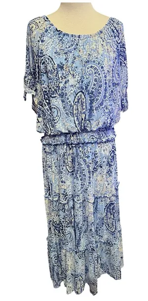 NWTJoie Women's Limited Edition Parisian Paisley Maxi Dress size 2X thumbnail 1